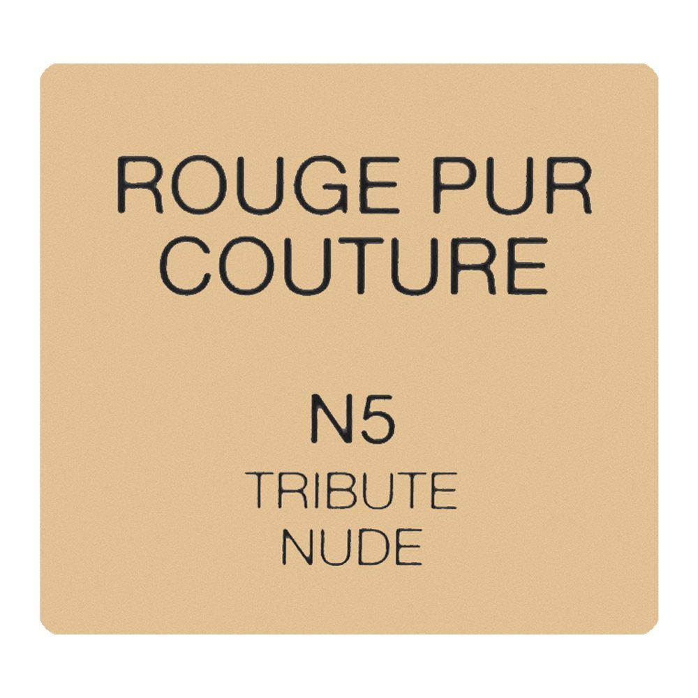 Yves Saint Laurent Rouge Pur Couture Satin Color Lipstick, N5 Tribute Nude, 3.8g - Image 6