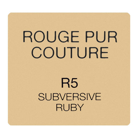 Yves Saint Laurent Rouge Pur Couture Satin Color Lipstick, R5 Subversive Ruby, 3.8g - Image 6