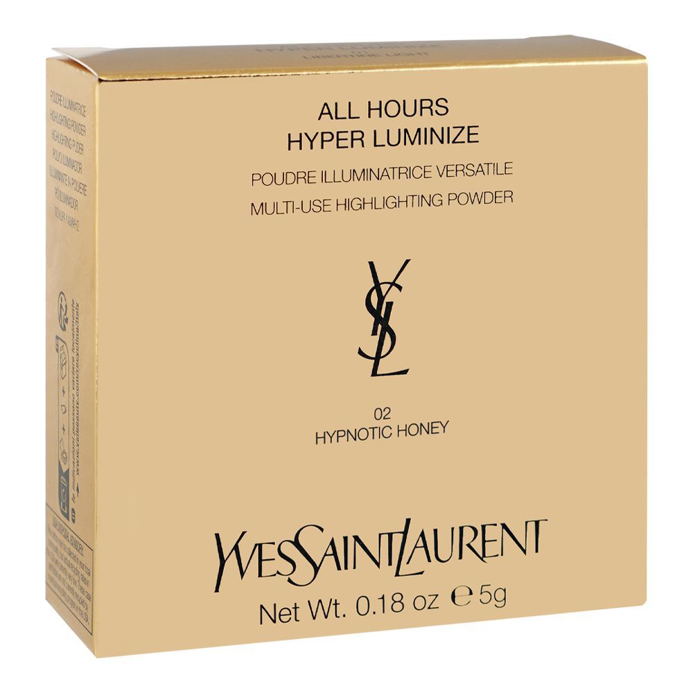 Yves Saint Laurent All Hours Hyper Luminize Multi-Use Highlighting Powder, 02 Hypnotic Honey, 5g - Image 2