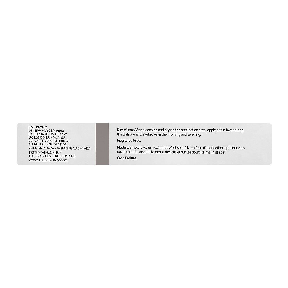 The Ordinary Multi-Peptide Fragrance Free, Lash & Brow Serum, 5ml - Image 3