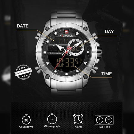 Naviforce NF- 9163 Dual Time Edition image 2