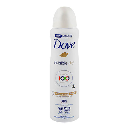Dove Invisible Dry Violet & White Freesia Scent Anti-Perspirant Deodorant Spray, For Women, Vegan, 150ml - Main Image