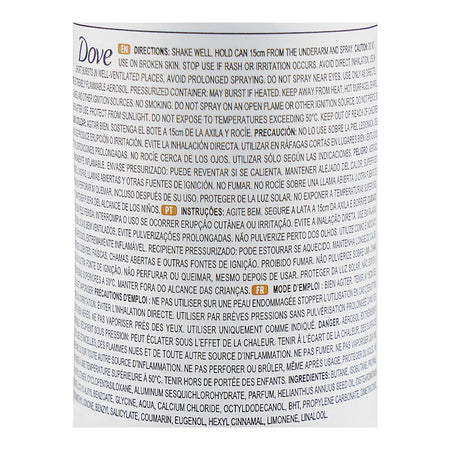 Dove Nourishing Secrets Coconut & Jasmine Flower Scent Anti-Perspirant Deodorant Spray, For Men & Women, Vegan, 150ml - Image 3