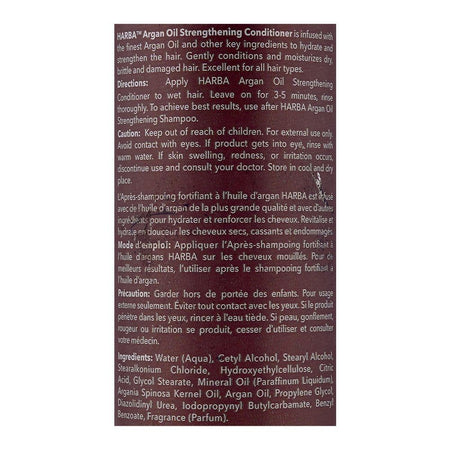 Max Fair Harba Argan Oil Strengthening Conditioner, For All Types Of Hair, 236ml - Image 3