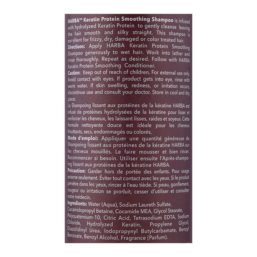 Max Fair Harba Keratin Protein Soft & Smoothing Shampoo, 236ml - Image 3