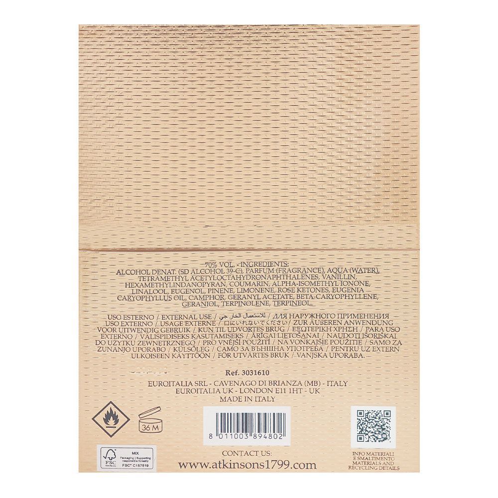 Atkinsons Shine Despite Everything Parfum Intense, For Men & Women, 100ml - Image 3