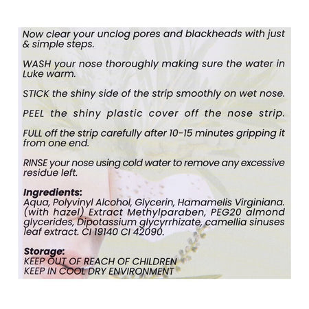 Rilza Nose Pore Green Tea Cleansing Strip, 6-Pack - Image 3