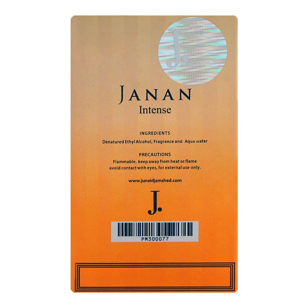 Junaid Jamshed Janan Intense, Eau De Parfum, For Men, 30ml - Image 3
