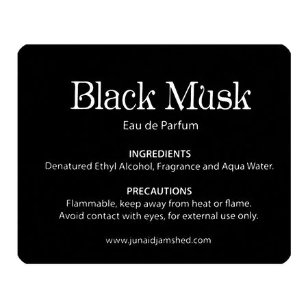 Junaid Jamshed J. Black Musk, Eau De Parfum, For Men, 30ml - Image 4
