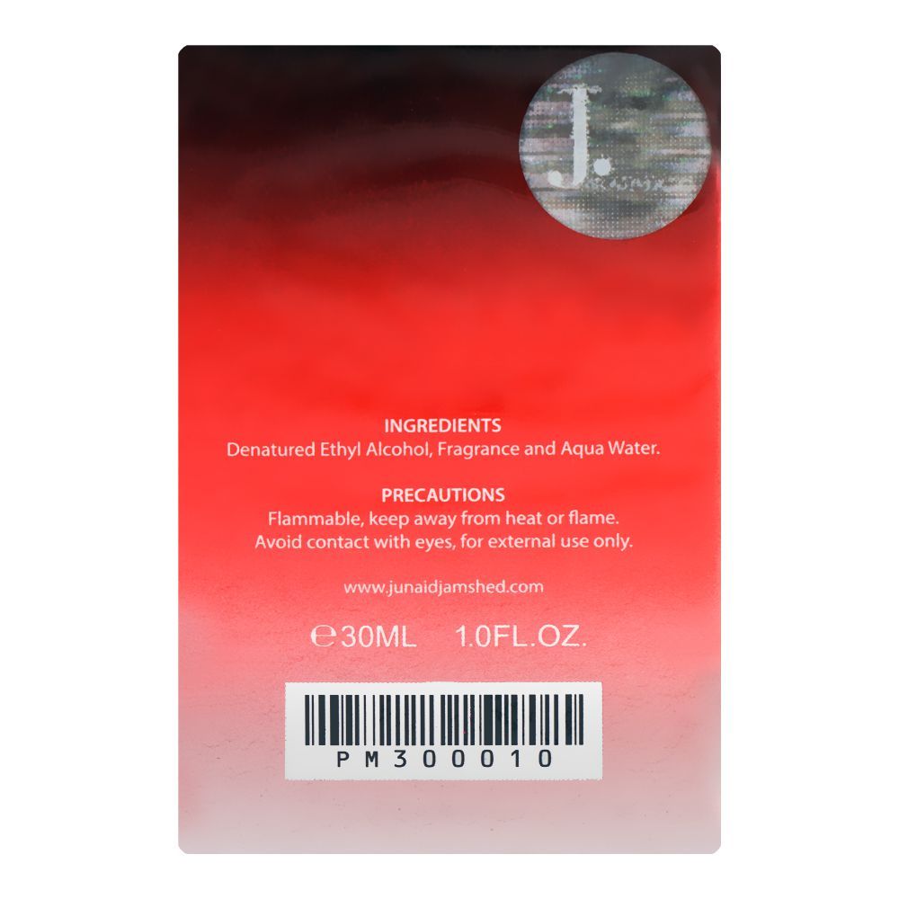 Junaid Jamshed J. Khumar Red, Eau De Parfum, For Men, 30ml - Image 3