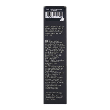 Junaid Jamshed Note Iconic Matte Lipstick, 111 Fearless, 3.25g - Image 3