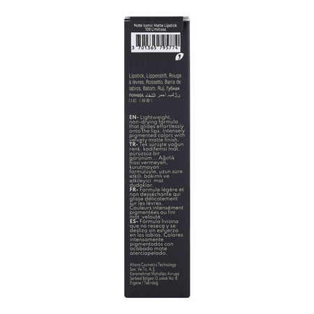 Junaid Jamshed Note Iconic Matte Lipstick, 109 Limitless, 3.25g - Image 3