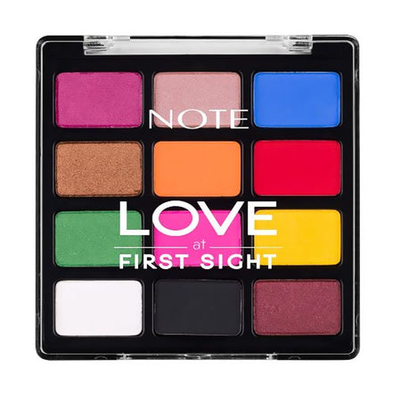 Junaid Jamshed Note Love At First Sight Eyeshadow Palette, 210 Festival Time, 1.3g X 12-Pack - Image 2