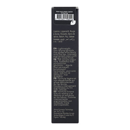 Junaid Jamshed Note Iconic Matte Lipstick, 03 Cherry Love, 3.25g - Image 4