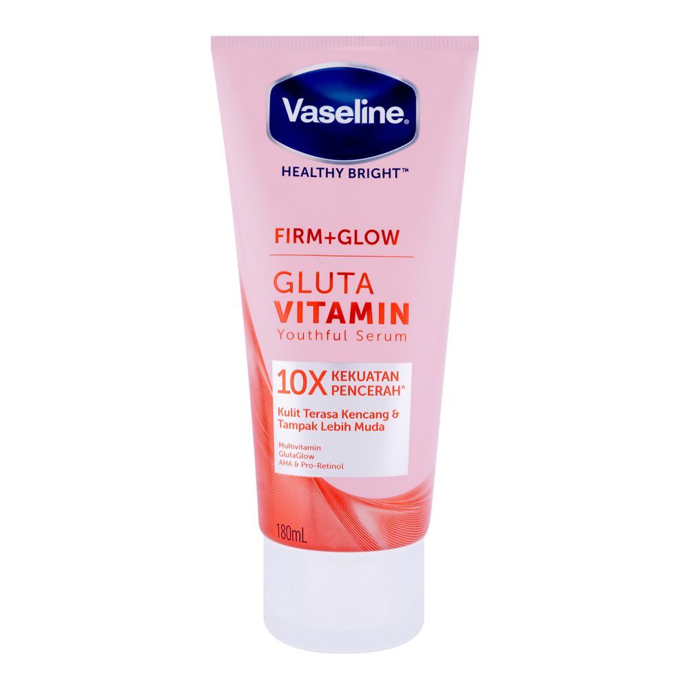 Vaseline Healthy Bright Firm + Glow Gluta Vitamin Youthful Serum, 180ml - Main Image