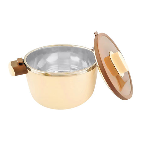 Happy Ware Forte Warmer Hot Pot With Twist Lock Lid, 29.5 x 22.2 x 16.5cm, 3.5 Liters, Brown, SU-648 - Main Image