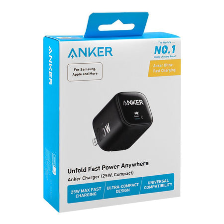 Anker Compact Charger, 25W Black, A2656J11 - Image 2