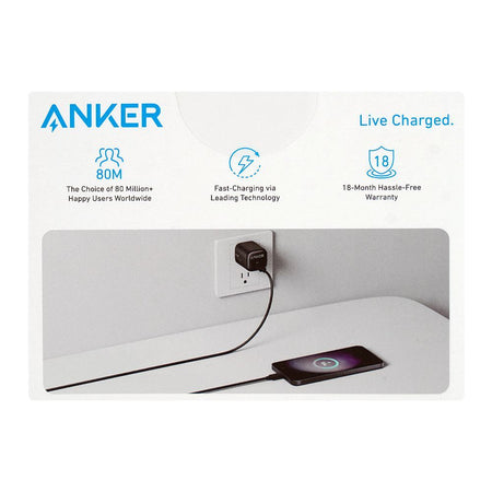 Anker Compact Charger, 25W Black, A2656J11 - Image 4
