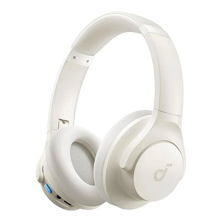 Anker SoundCore Wireless On-Ear Headphones, 60H Running Time, Q11I White A3005H21 - Main Image