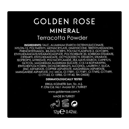 Golden Rose Mineral Terracotta Powder, 07, 12g - Image 4
