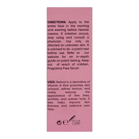 Color Studio Retinol 1% Serum, Fragrance Free, Ultra-Pure Vegan, 30ml - Image 3
