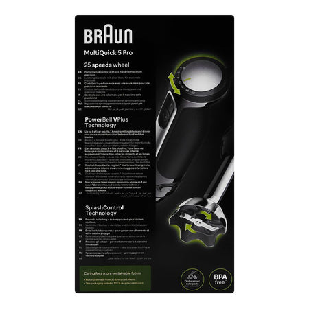 Braun Multiquick-5 Pro 6-In-1 Hand Blender, BPA Free, 1000W, MQ-55254M - Image 4