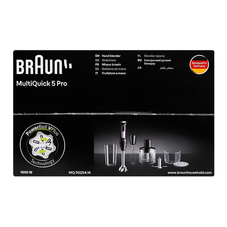 Braun Multiquick-5 Pro 6-In-1 Hand Blender, BPA Free, 1000W, MQ-55254M - Image 6