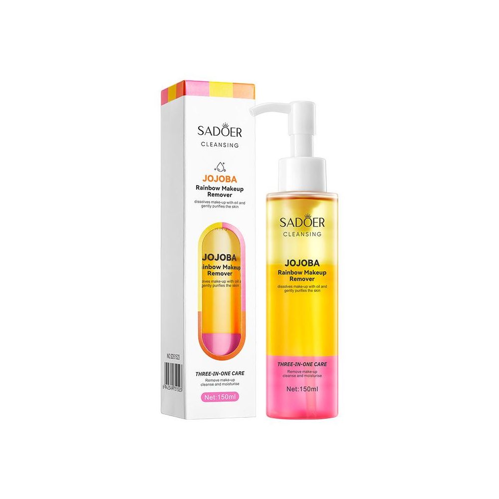 Sadoer Cleansing Jojoba Rainbow Makeup Remover, 150ml, SD51523 - Main Image