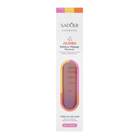 Sadoer Cleansing Jojoba Rainbow Makeup Remover, 150ml, SD51523 - Image 5