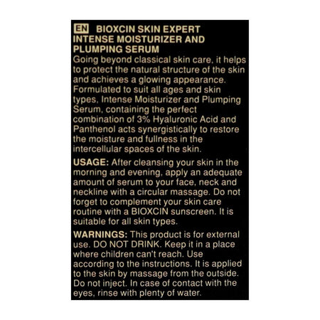 Bioxcin Hyaluronic Acid 3% Intense Moisturizer & Plumping Serum, For All Types Of Skin, 30ml - Image 3