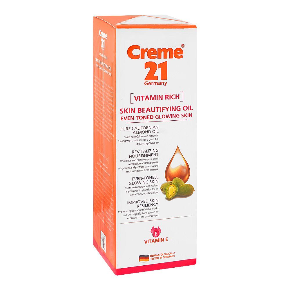 Creme 21 Vitamin Rich Skin Beautifying Oil, For Sensitive Skin, 100ml - Main Image