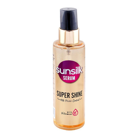 Sunsilk Super Shine 48 Frizz Control With Vitamin E Serum, For Frizzy Hair, 92ml - Main Image