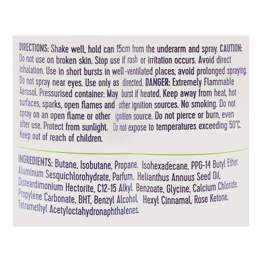 Sure Women Pear & Jasmine 48H Anti-Perspirant Body Spray, Anti-Sweat & Odour, Alcohol Free, For Women, 200ml - Image 3