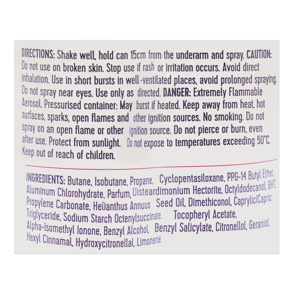 Sure Women Invisible Pure Anti-White Marks 48H Anti-Perspirant Body Spray, Anti-Sweat & Odour, Alcohol Free, For Women, 200ml - Image 3
