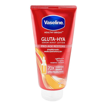 Vaseline Healthy Bright Gluta-Hya Pro-Age Restore Serum Burst Lotion, For Dewy Skin, 300ml - Image 2
