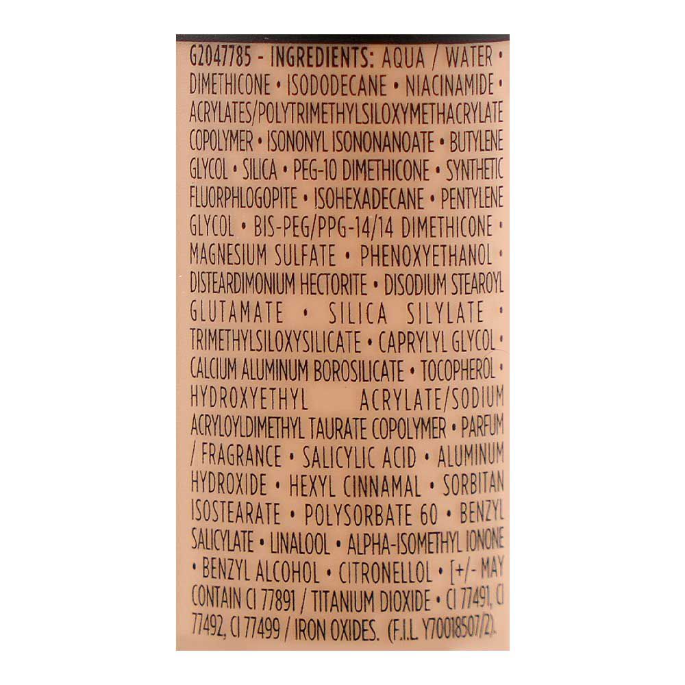 L'Oreal Paris Infallible 32H-Matte Cover Foundation, 4% Niacinamide, SPF25 PA+++ 105 Cool Undertone, 30ml - Image 3
