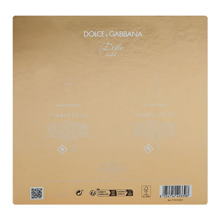 Dolce & Gabbana Dolce Violet Spring 25 Set For Women, Eau De Toilette 75ml + Eau De Toilette 10ml - Image 2