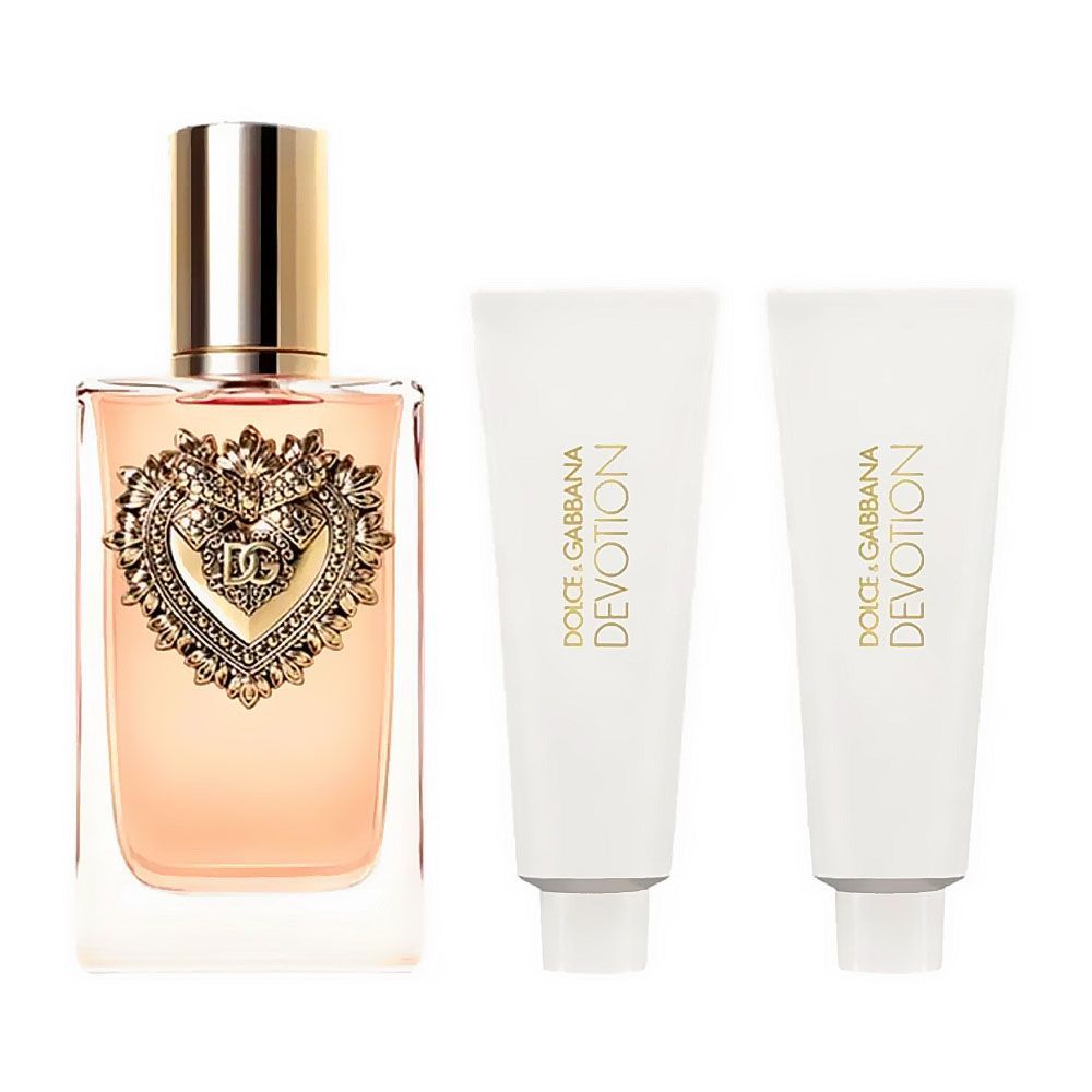 Dolce & Gabbana Devotion Set For Men, Eau De Parfum, 100ml + Shower Gel 50ml + Body Lotion 50ml - Main Image