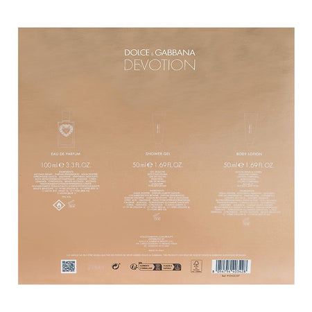 Dolce & Gabbana Devotion Set For Men, Eau De Parfum, 100ml + Shower Gel 50ml + Body Lotion 50ml - Image 3