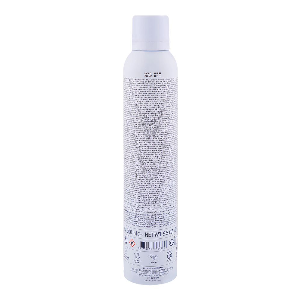 Keune High Rise Root Volumizing Hair Styling Spray, 300ml - Image 2