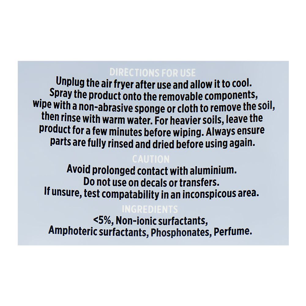 Astonish Air Fryer Cleaner Trigger Spray, Vegan, 750ml - Image 3