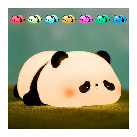 AJF Panda Shaped Rechargeable Silicone Night Lamp, With Type-C Rechargable Port, 30 Minutes Run Time - Image 4