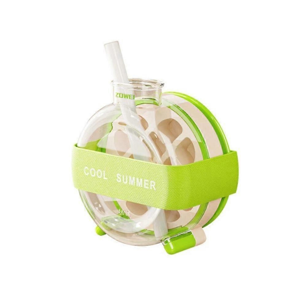 AJF Portable 2-In-1 Cool Summer Ice Bottle With Ice Cube Tray - Main Image