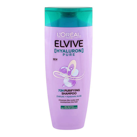 L'Oreal Paris Elvive Hyaluron Pure 72H Purifying Shampoo, Salicylic & Hyaluronic Acid, For Moisturize Hair, 175ml - Image 7