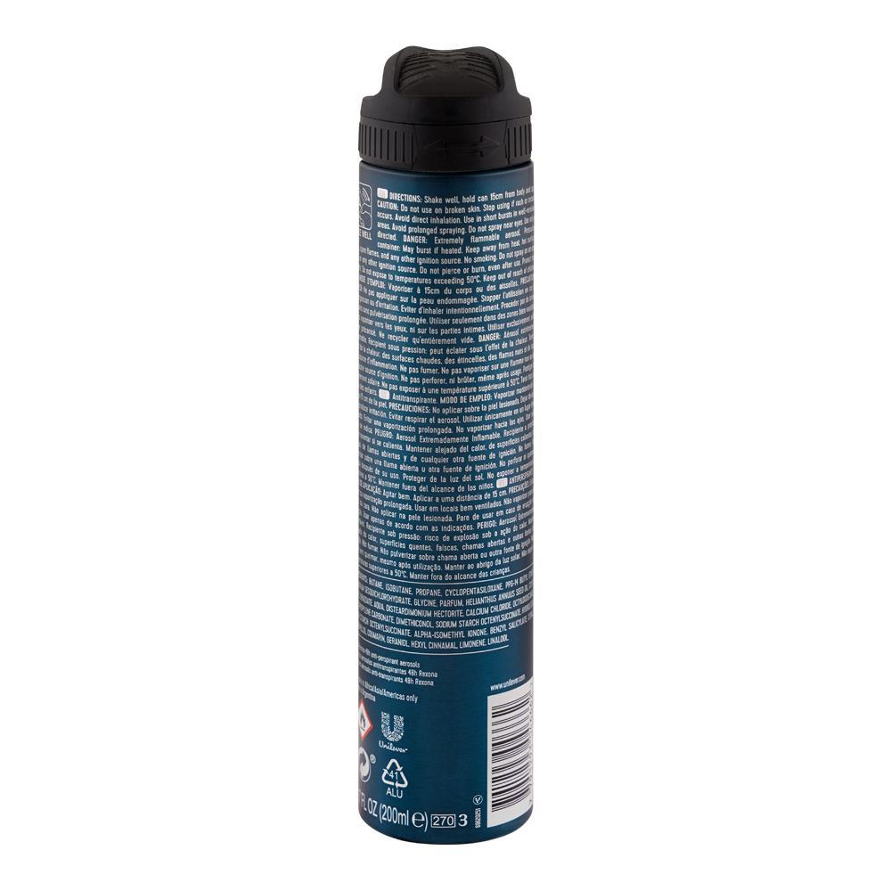 Rexona Men Advanced Protection 72H + Motion Sense V8 Anti-Perspirant Body Spray, Alcohol Free, For Men, 200ml - Image 2