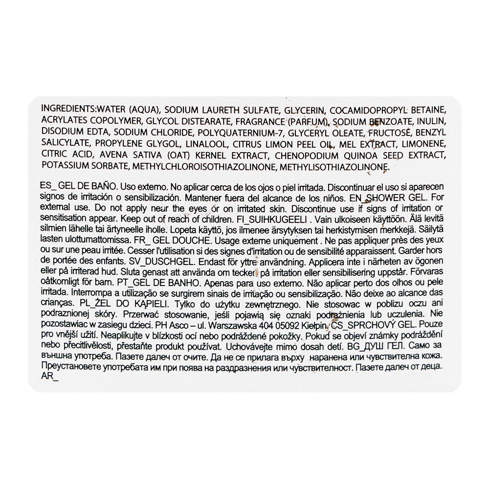 Nike Nutritive Nourishes And Regenerates Shower Gel, For Sensitive Skin, 400ml - Image 3