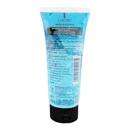 Gatsby Water Gloss Hard Hold Level 3 Hard Hair Styling Gel, 100g - Image 2