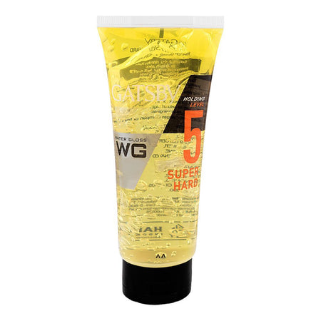Gatsby Water Gloss Super Hard Hold Level 5 Super Hard Hair Styling Gel, 100g - Main Image