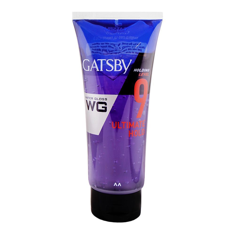 Gatsby Water Gloss Ultimate Hold Level 9 Ultimate Hold Hair Styling Gel, 100g - Main Image