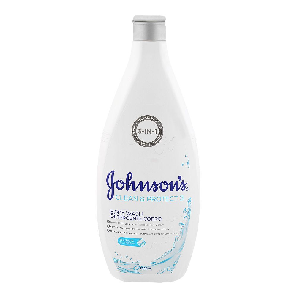 Johnson's Clean & Protect 3 Sea Salt Body Wash 750ml - Main Image